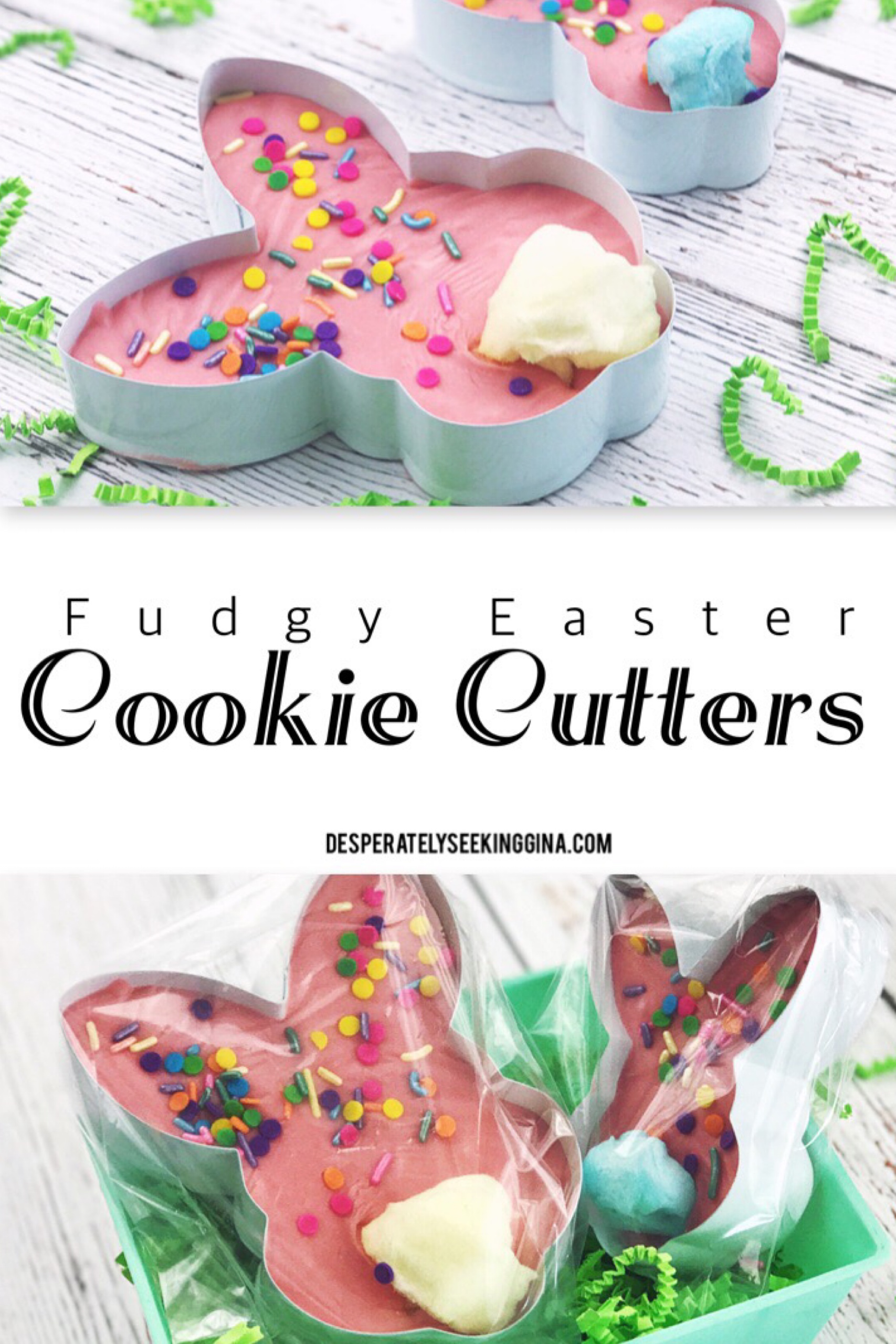 Fudgy Easter Cookie Cutter Gifts - Desperately Seeking Gina