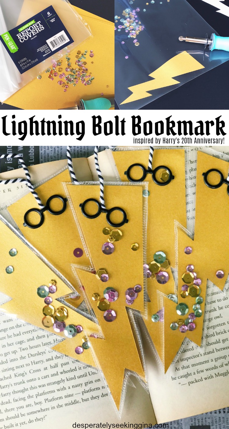 Lightning Bolt Bookmark Inspired by HP